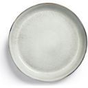 sagaform Nature Serving Plate - Light Grey - 1 item
