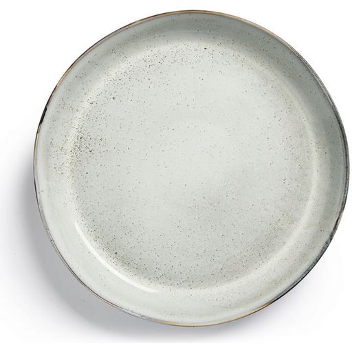 sagaform Nature Serving Plate - Light Grey - 1 item