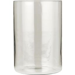 IB Laursen Négyzet alakú gyertyatartó üvegbetéttel