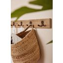 IB Laursen Jute Basket with a Handle - Ø 23 x H 23 cm