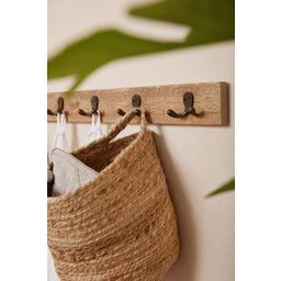 IB Laursen Jute Basket with a Handle - Ø 23 x H 23 cm