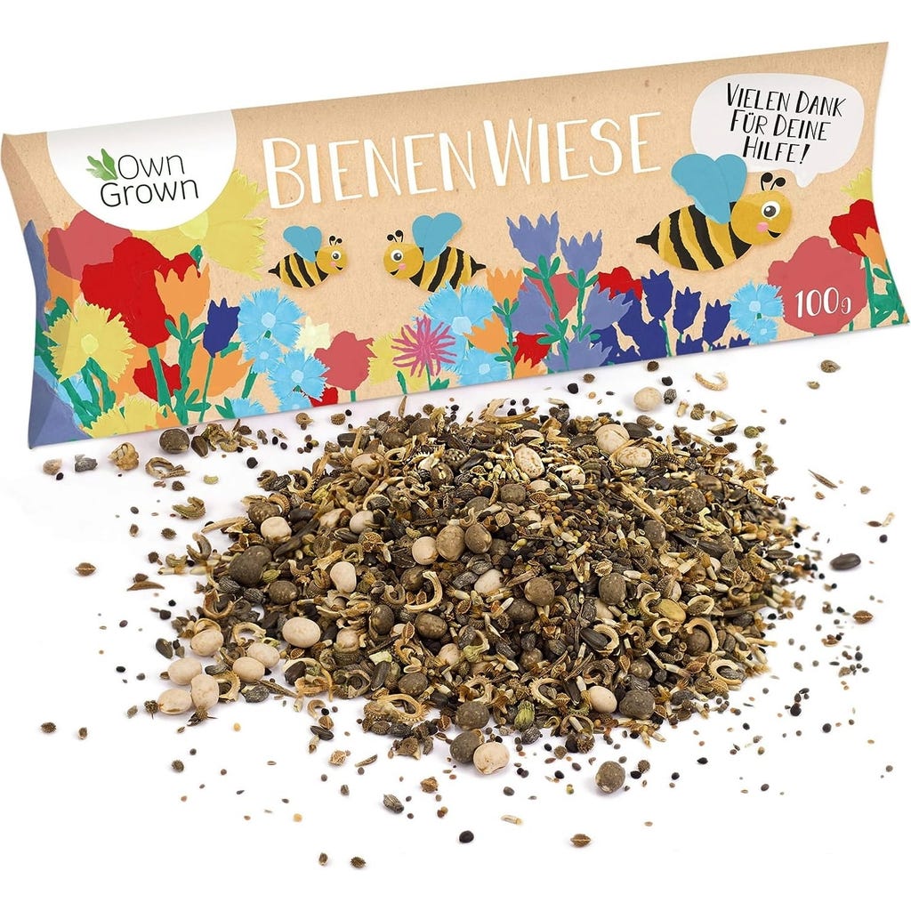 1 Kg Mix Semi Fiori Selvatici Per Prato - Amici Delle Api, Annuali, Facile Coltivazione, Per Giardini E Campi - Foto 2