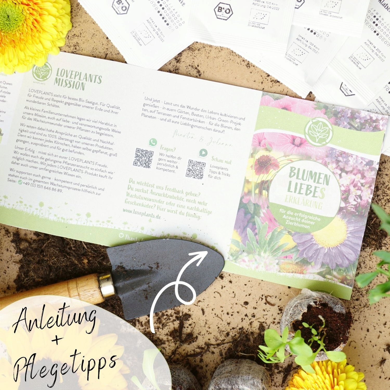 Loveplants Organic Seed Set - Flowers