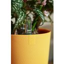 elho Jazz Round Flower Pot - 14cm - Amber Yellow