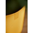elho Jazz Round Flower Pot - 23 cm - Amber Yellow