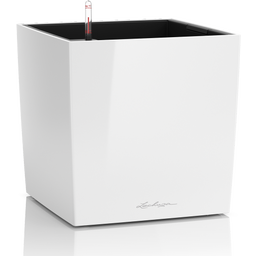 Lechuza CUBE Premium 30 Planter - White high gloss