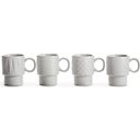Coffee & More Espresso Cup - White - Set of 4