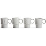 Tasses à Espresso Coffee & More - Lot de 4
