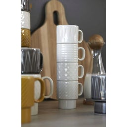Coffee & More Espresso Cup - White - Set of 4 - 1 Set