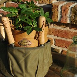 Esschert Design Okrúhla taška na záhradné náradie