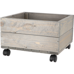 Esschert Design Planter Box with Rollers - Small (38.5 x 35.5 x 25 cm)