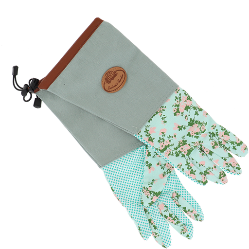 Esschert Design Long Gardening Gloves - Rose Print