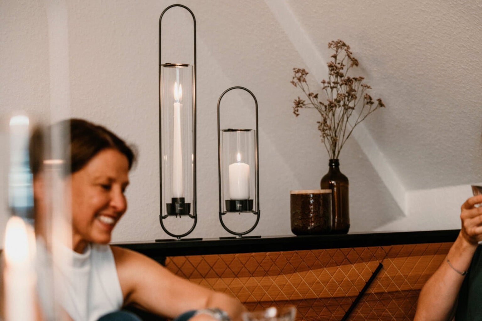 höfats OVAL CANDLE 35 - črna 