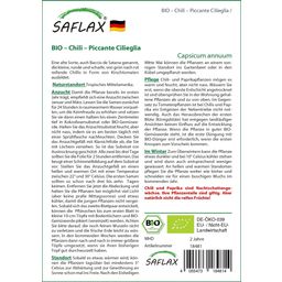 Saflax Peperoncino Bio - Piccante Cilieglia - 1 conf.