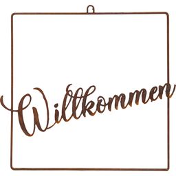Badeko Rust Patina Sign - Willkommen - 1 item