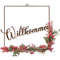 Badeko Rust Patina Sign - Willkommen - 1 item