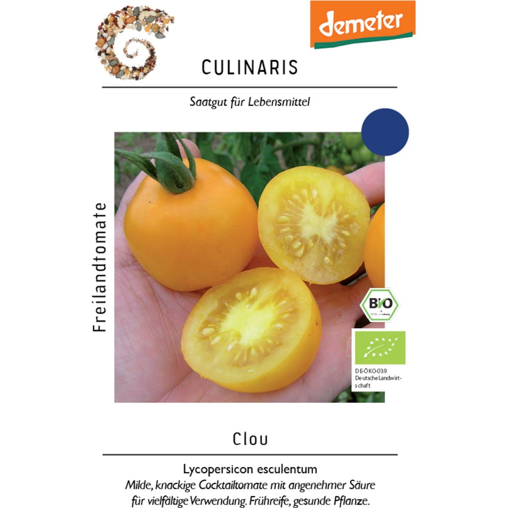 Culinaris Organic Cocktail Tomato Clou, 1 Package - Bloomling International