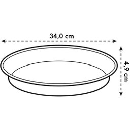 elho green basics Coaster - Stone Green - 34 cm