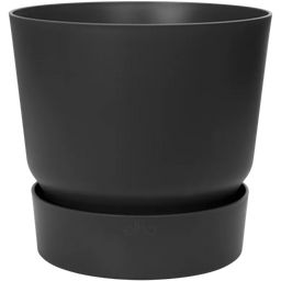 elho greenville round - 55 cm - negro