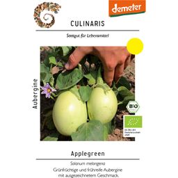 Culinaris Aubergine Bio "Applegreen"