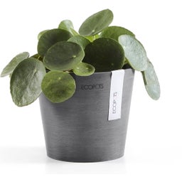 Ecopots Amsterdam - Grey  - Ø 13 cm, height 11.4 cm