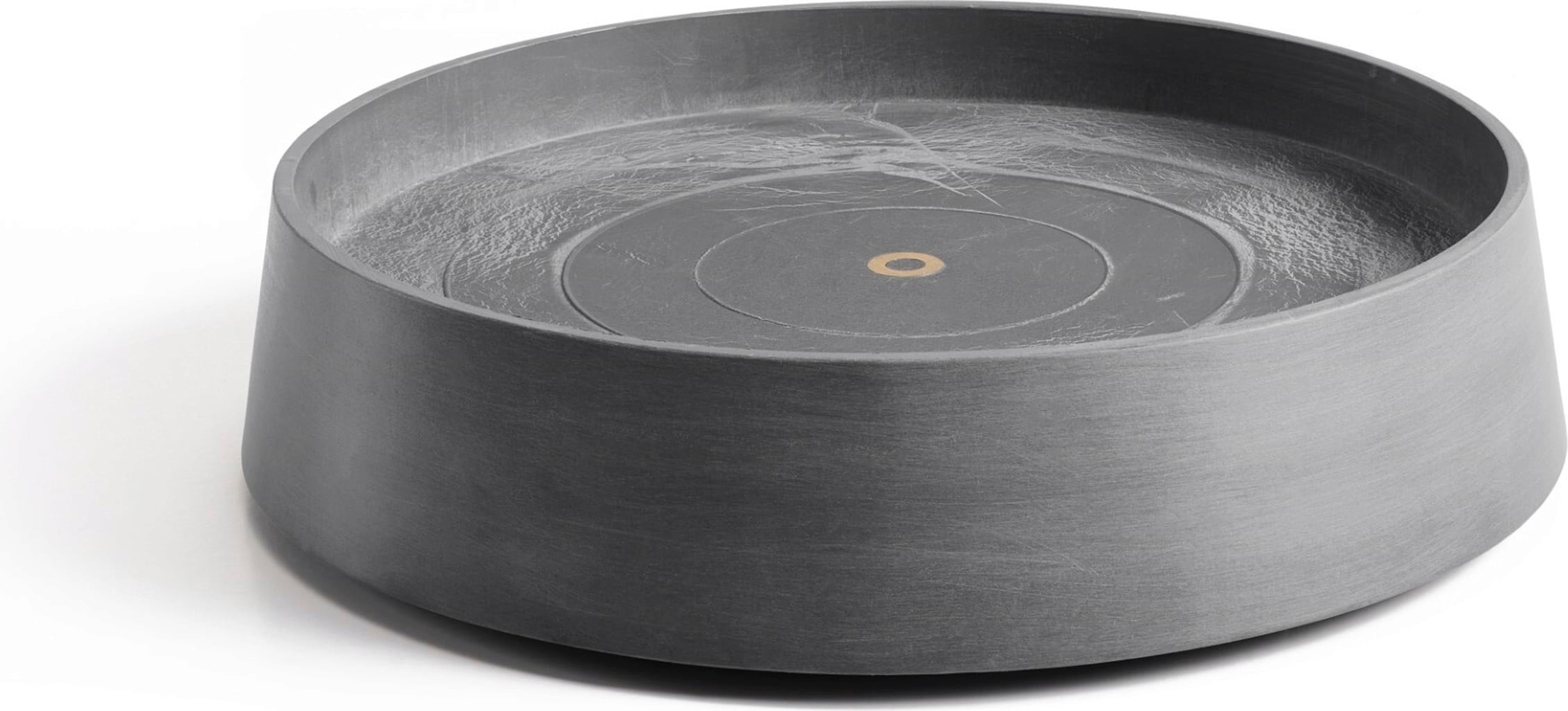 Ecopots Untersetzer Wheels Oslo grau - ∅ 37,20, Höhe 9,5 cm
