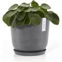 Ecopots Okrągła podstawka, szara - ∅ 21, wysokość 2,8 cm