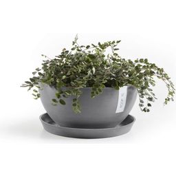 Ecopots Okrągła podstawka, szara - ∅ 21, wysokość 2,8 cm