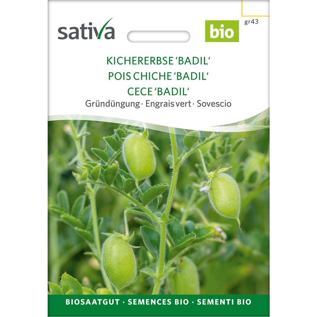 Sativa Organic Green Manure "Chickpea Badil", 1 Package - Bloomling  International