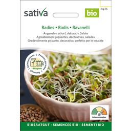 Sativa Bio nasiona kiełków "rzodkiewka"