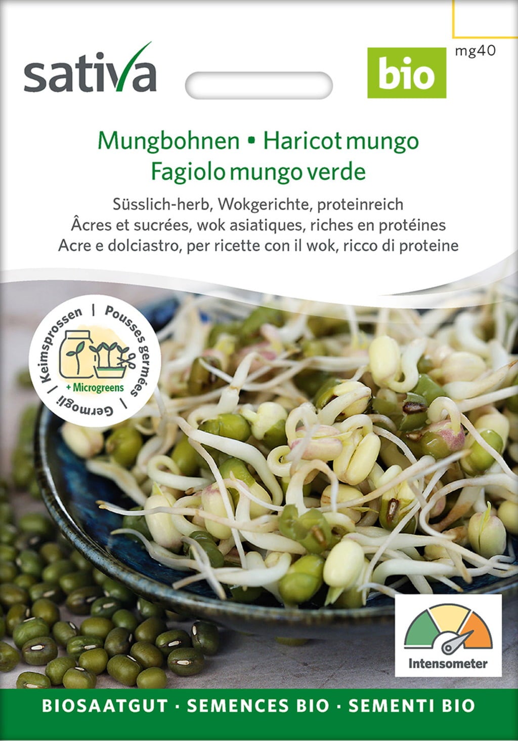 Sativa Bio kalčki “mungo fižol”