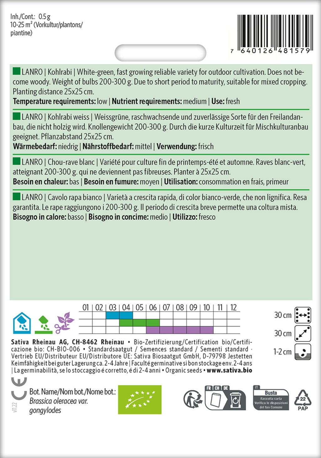 Sativa Chou-Rave Blanc Bio 