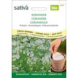 Sativa Coriandre Bio "Disques Pré-semés"
