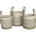 Chic Antique Weaved Basket 3-Piece Set 