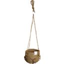 Chic Antique Hanging Basket - Natural  - H14/D18 cm