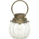 Chic Antique Francuska latarnia - Wys. 25,5/gł. 15 cm