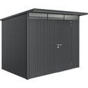 AvantGarde Tool Shed with Window I Dark Grey Metallic with Standard Door - Size A5