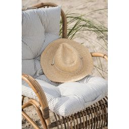 IB Laursen Armchair Cushion/Mattress  - dusty blue stripes