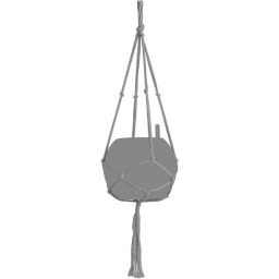 Lechuza MAKRAMEE Cotton PURE 90 - grå