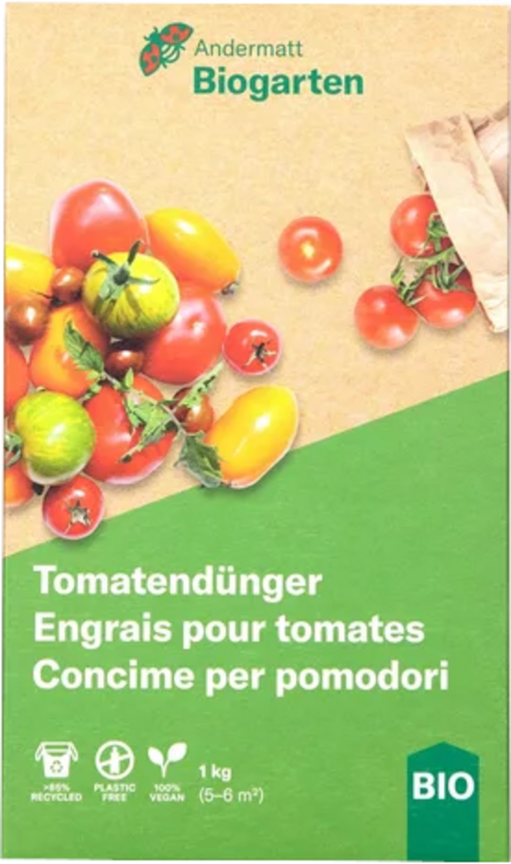 Andermatt Biogarten Engrais Solide pour Tomates 