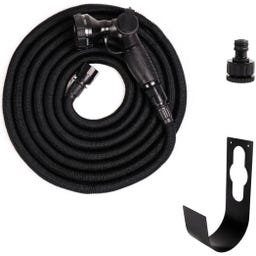 by Benson Gartenschlauch-Set Deluxe 25 m - Schwarz