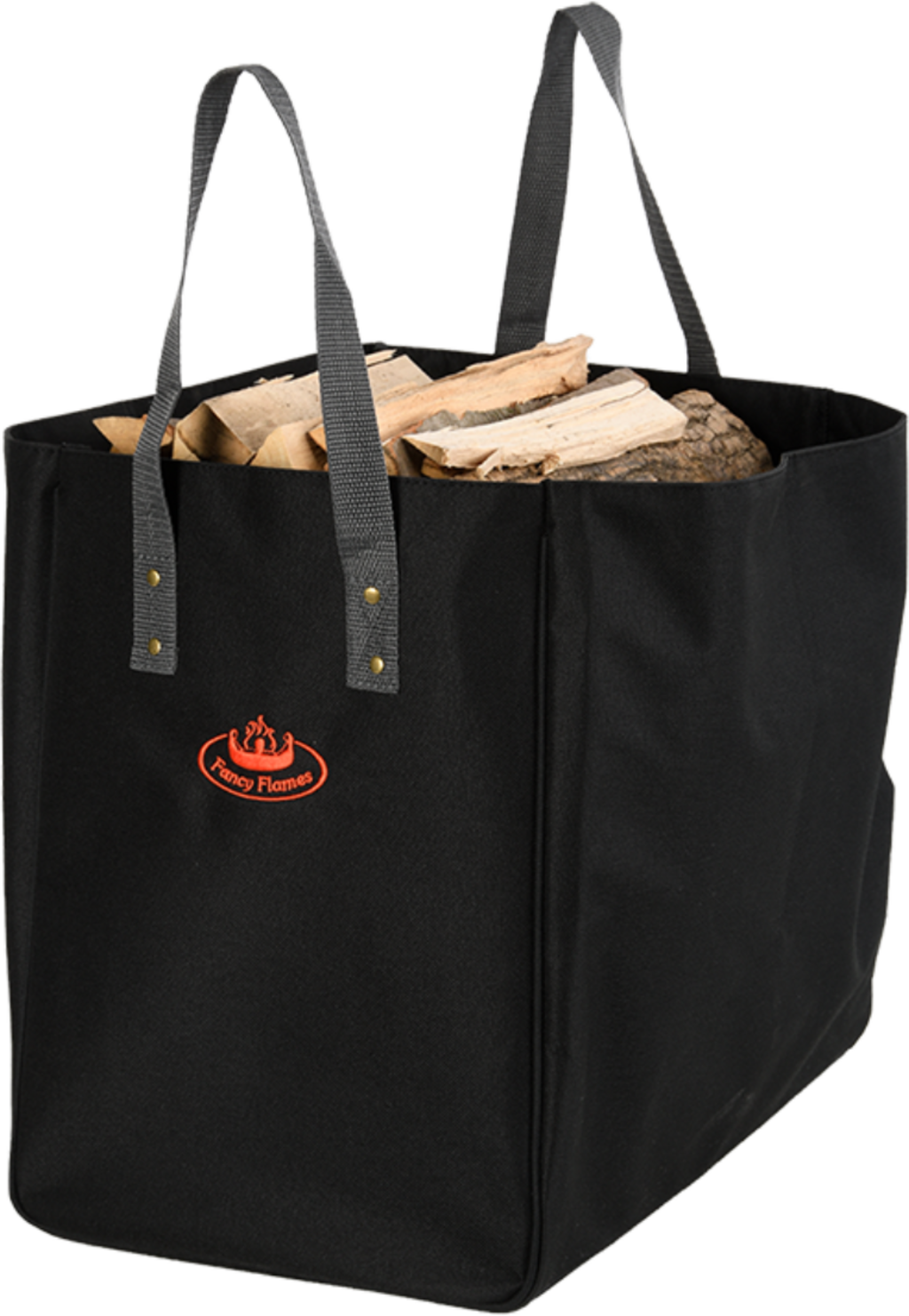 Sac de Transport pour Bois d'Allumage Noir - 1 pcs