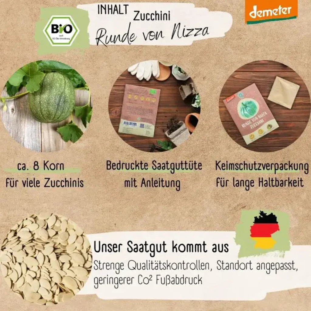 LOVEPLANTS Ekologisk Zucchini 