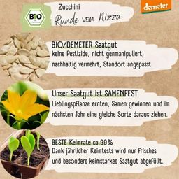 Loveplants Courgette Ronde de Nice Bio - 1 sachet