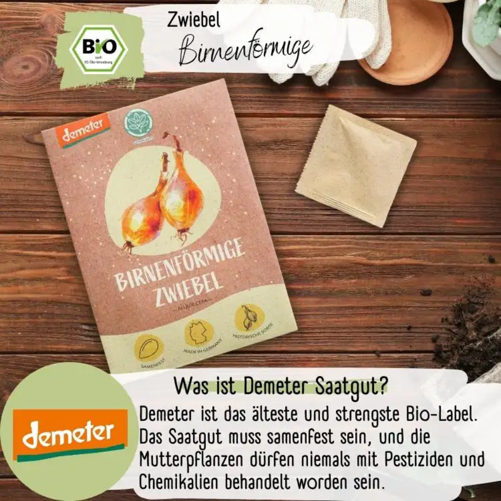 Loveplants Bio čebula “hruškasta” - 1 pkt.