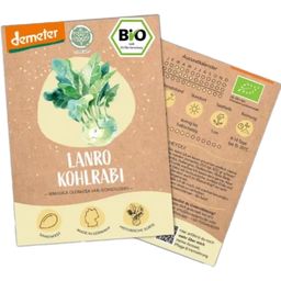 Loveplants Organic Kohlrabi “Lanro” - 1 Pkg