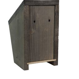 Ecofurn LITTLE FRIENDS Birdhouse - Oiled Grey