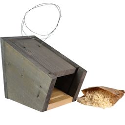 Ecofurn LITTLE FRIENDS Birdhouse - Oiled Grey