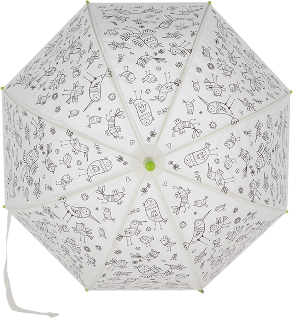 Esschert Design Colouring Umbrella - Birds