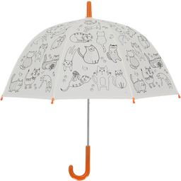 Esschert Design Ausmal-Regenschirm - Katzen
